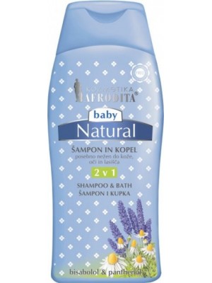 BABY NATURAL Şampon & Gel pentru baie - fără parabeni, parafină, silicon, coloranţi